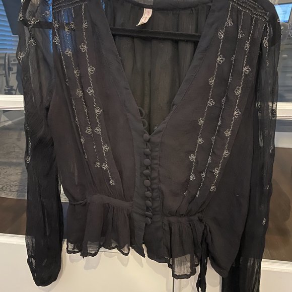 Free People Blouse XS - Picture 1 of 2